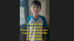 Criança autista de 9 anos desaparece nos arredores da UECE.